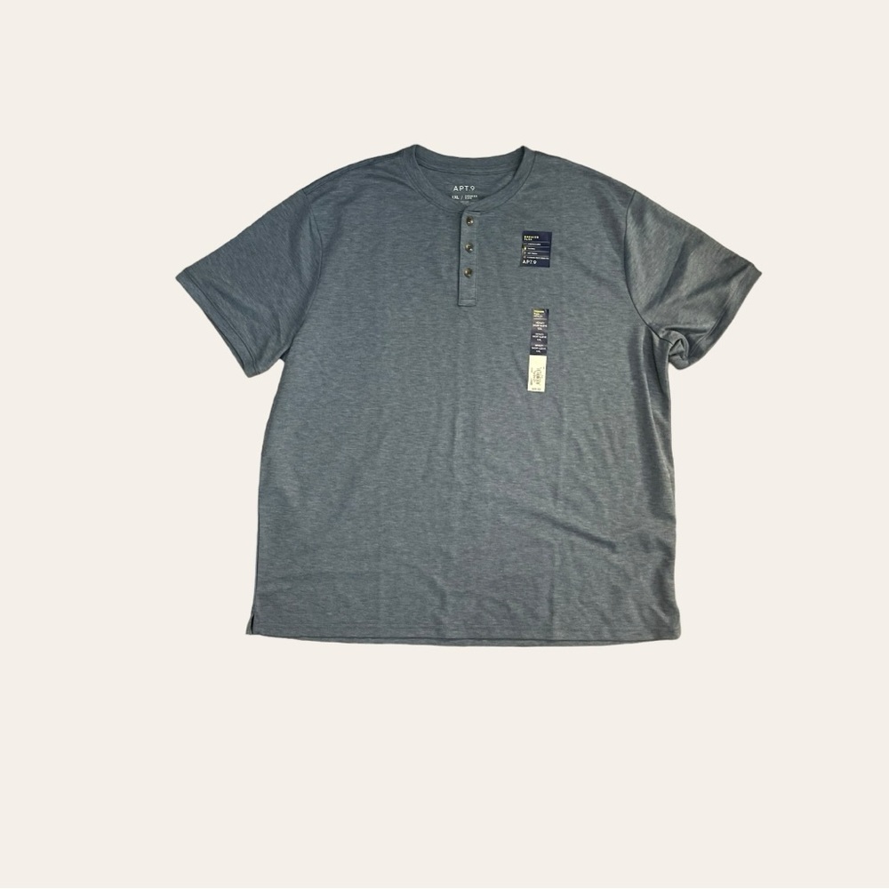 APT 9 Men’s Henley Short Sleeve Size XXL